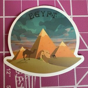 💜13/$13 +Bundle Sticker Sale | Travel Egypt Waterproof Sticker